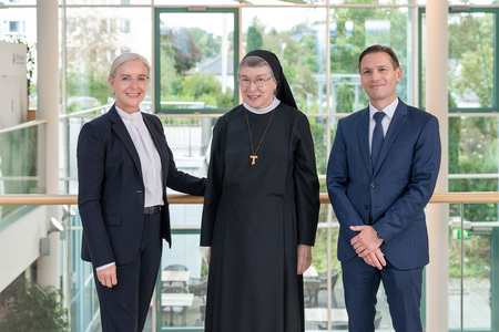 Dreier-Geschäftsführung: Mag, Carmen Katharina Breitwieser, Sr. Franziska Buttinger, MMag Günther Herrnhof