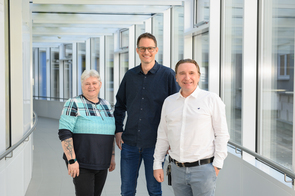 von links: Silke Haderer, Mag. Klaus Meißner und Markus Simböck