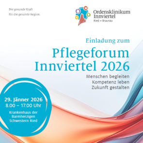 Einladung zum Pflegeforum Innviertel 2026