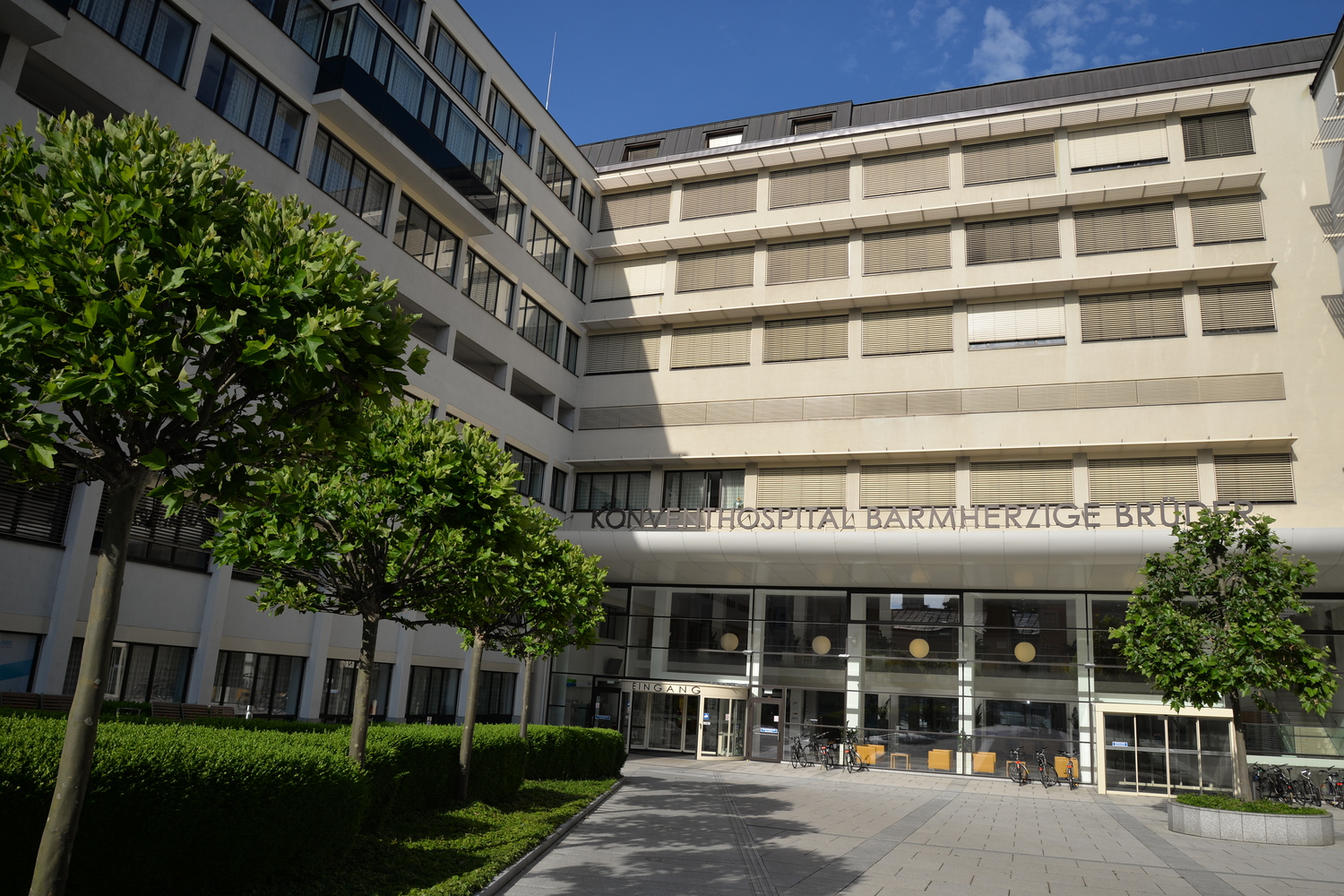 Dieses Bild zeigt das Gebäude des Konventhospital der Barmherzigen Brüder Linz