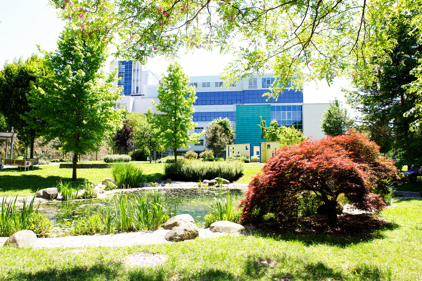 Das Bild zeigt das Gebäude des Krankenhaus St. Josef Brauna